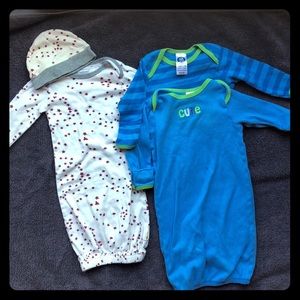 3 - 0-6 month sleep sacks